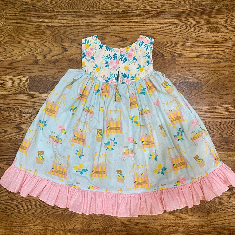 Eleanor Rose Lemonade Dress 6/7 - Picture 3 of 4
